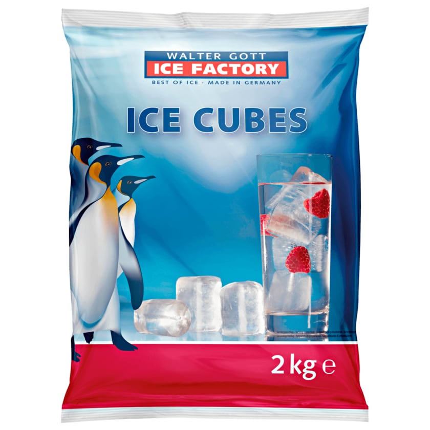 Walter Gott Ice Factory Ice Cubes 2kg